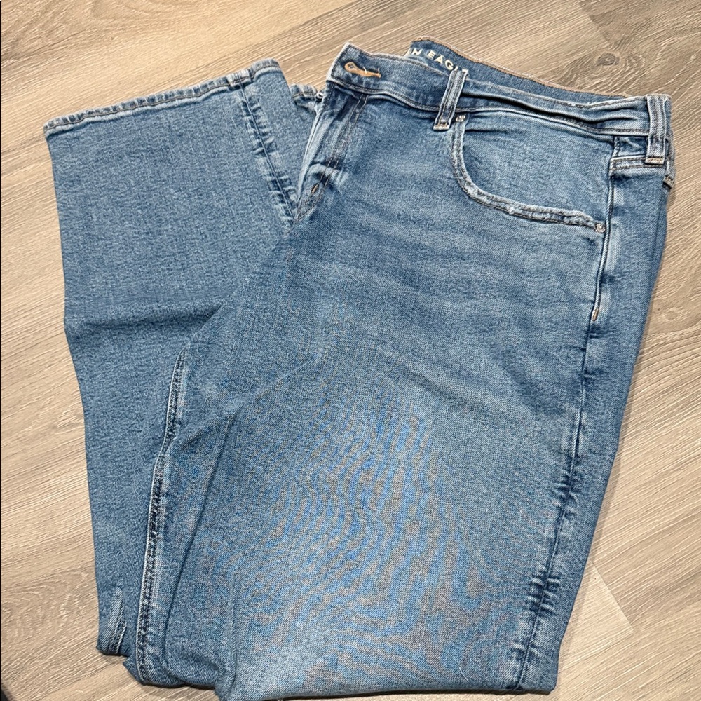 American Eagle Outfitters Blue Straight Leg Jeans